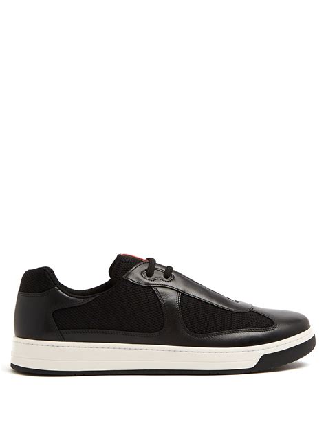 prada nevada trainers|men's black prada trainers.